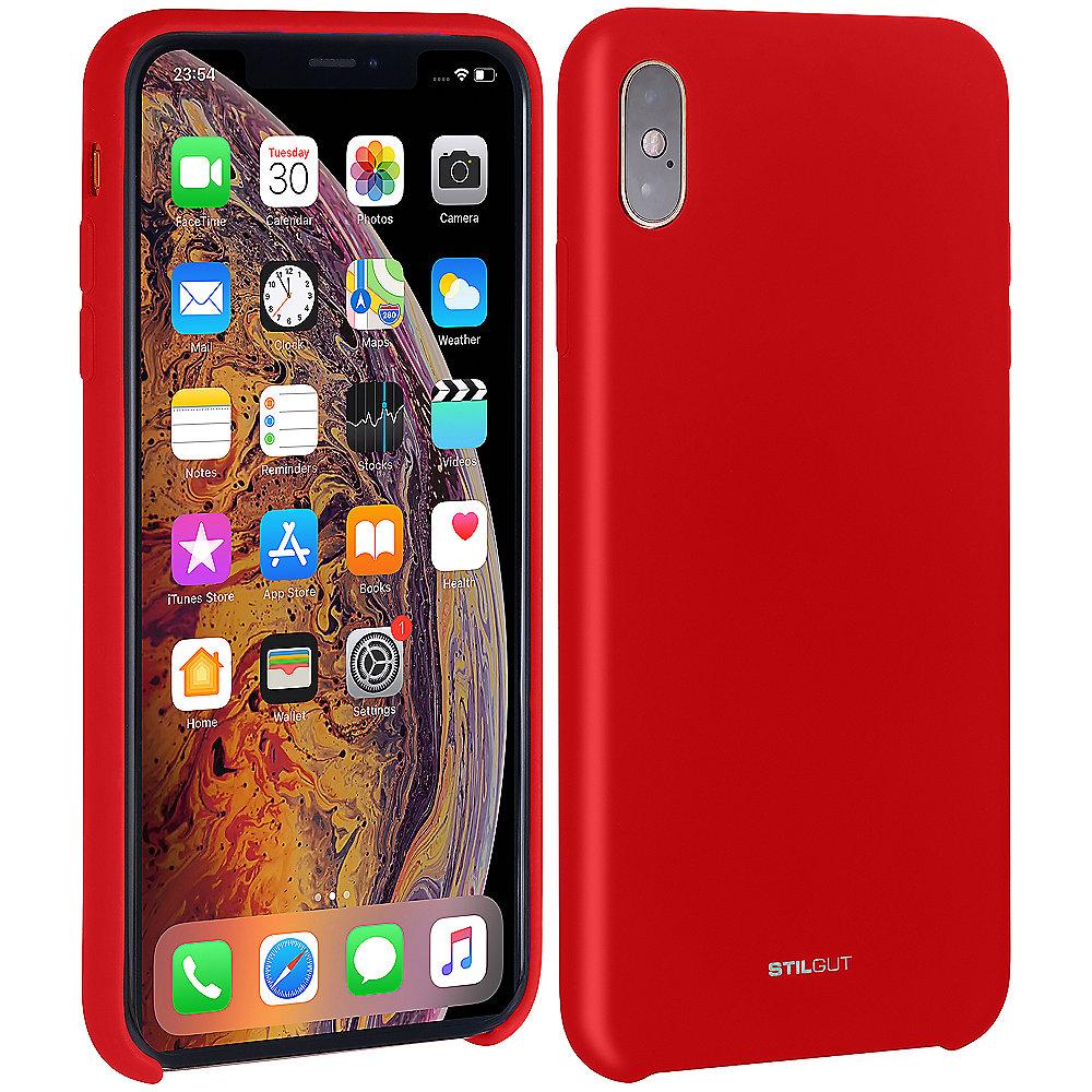 StilGut Liquid Silicon Case für Apple iPhone XS/ X rot B07GYCZN25, StilGut, Liquid, Silicon, Case, Apple, iPhone, XS/, X, rot, B07GYCZN25