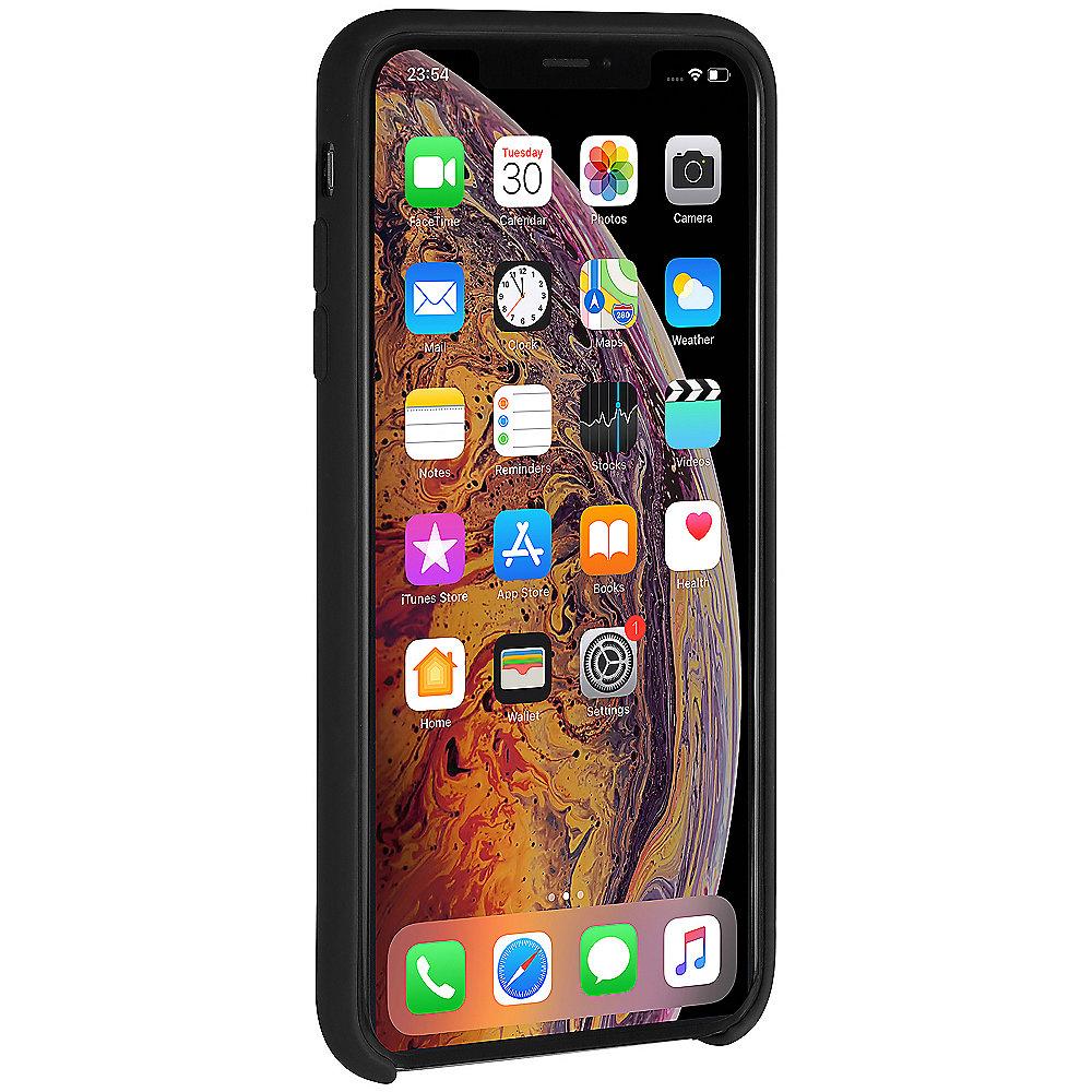 StilGut Liquid Silicon Case für Apple iPhone XS/ X schwarz B07GYSH8P6