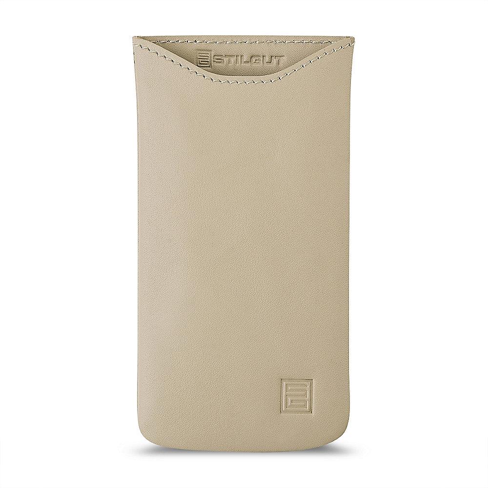 StilGut Nappaleder Sleeve Size L, beige