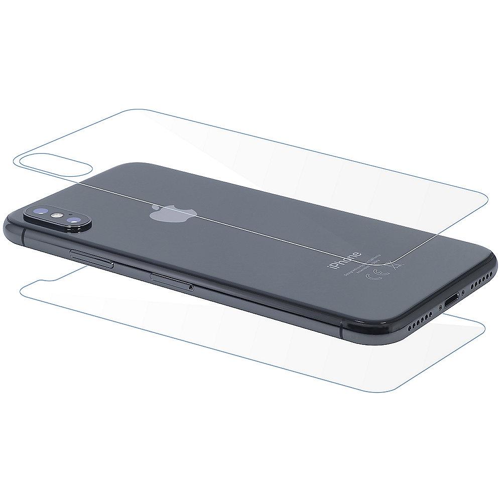 StilGut Panzerglas für Apple iPhone X Vorder- und Rückseite, StilGut, Panzerglas, Apple, iPhone, X, Vorder-, Rückseite