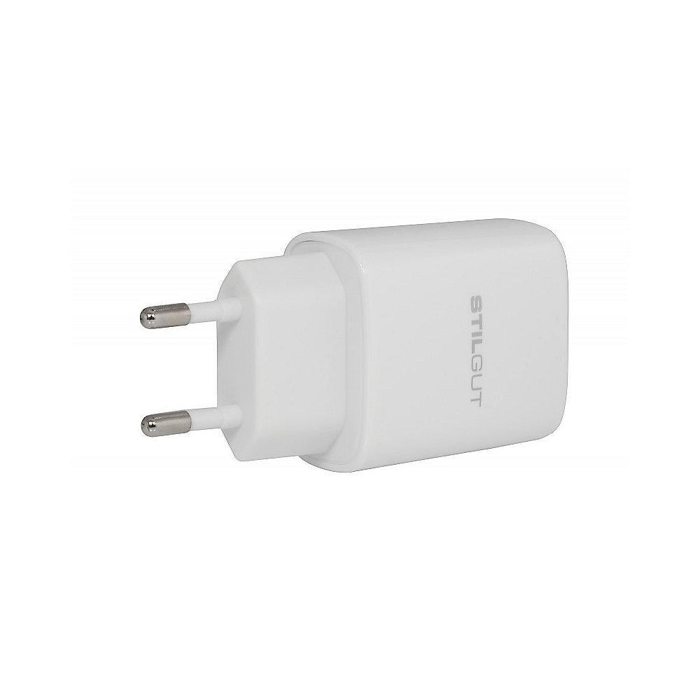StilGut Quick Charge 2.0 USB Charger weiss