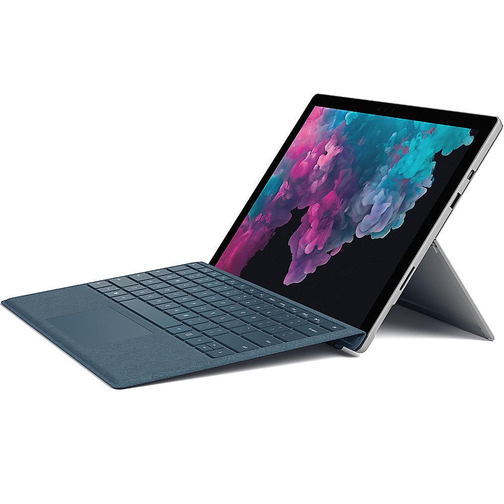 Surface Pro 6 12,3" QHD Platin i5 8GB/128GB SSD Win10 LGP-00003   TC Blau