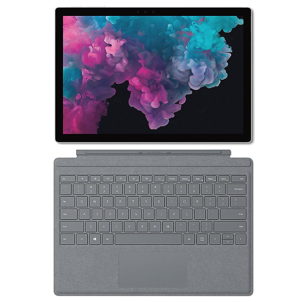 Surface Pro 6 12,3" QHD Platin i7 16GB/512GB SSD Win10 KJV-00003   TC Grau