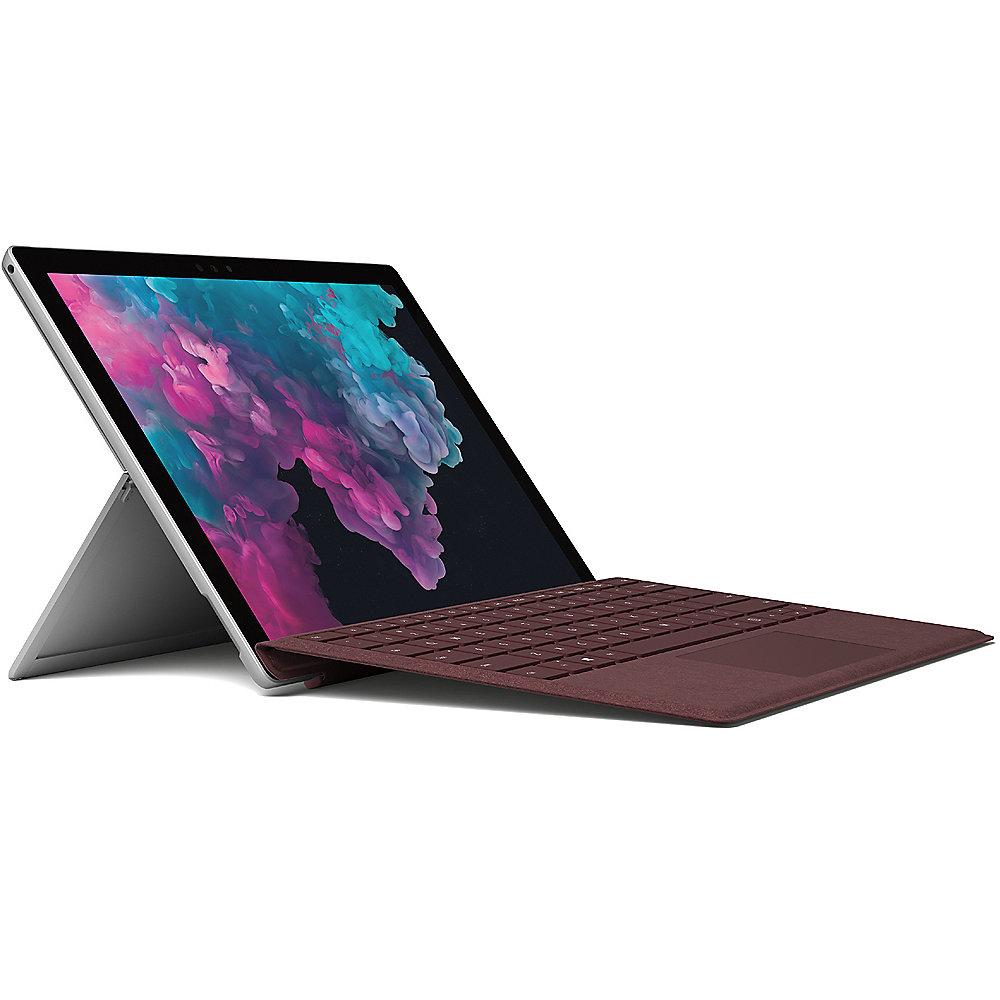 Surface Pro 6 12,3" QHD Platin i7 16GB/512GB SSD Win10 KJV-00003   TC Rot