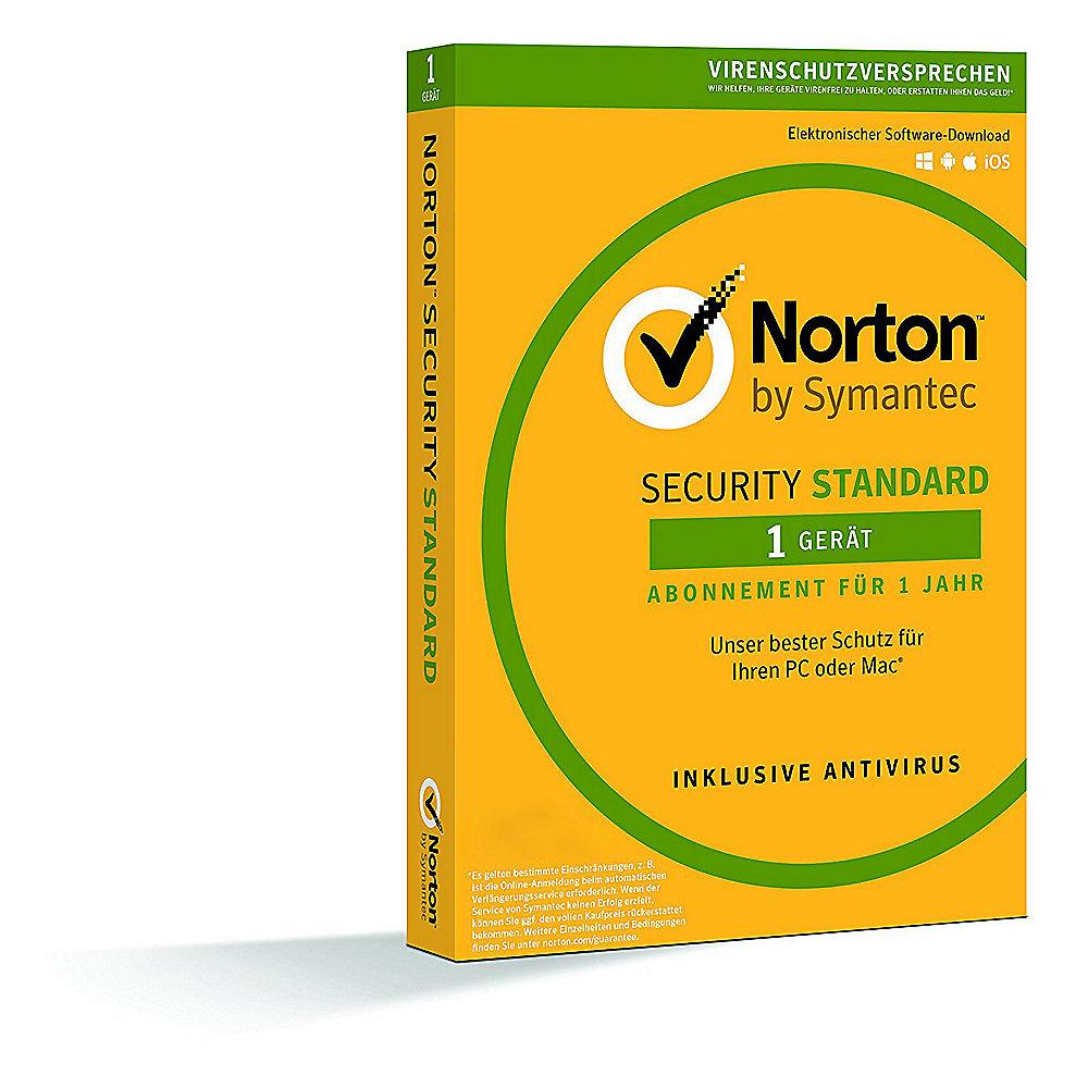 Symantec Norton Security 3.0 1 Gerät Standard 1Jahr, CardCase