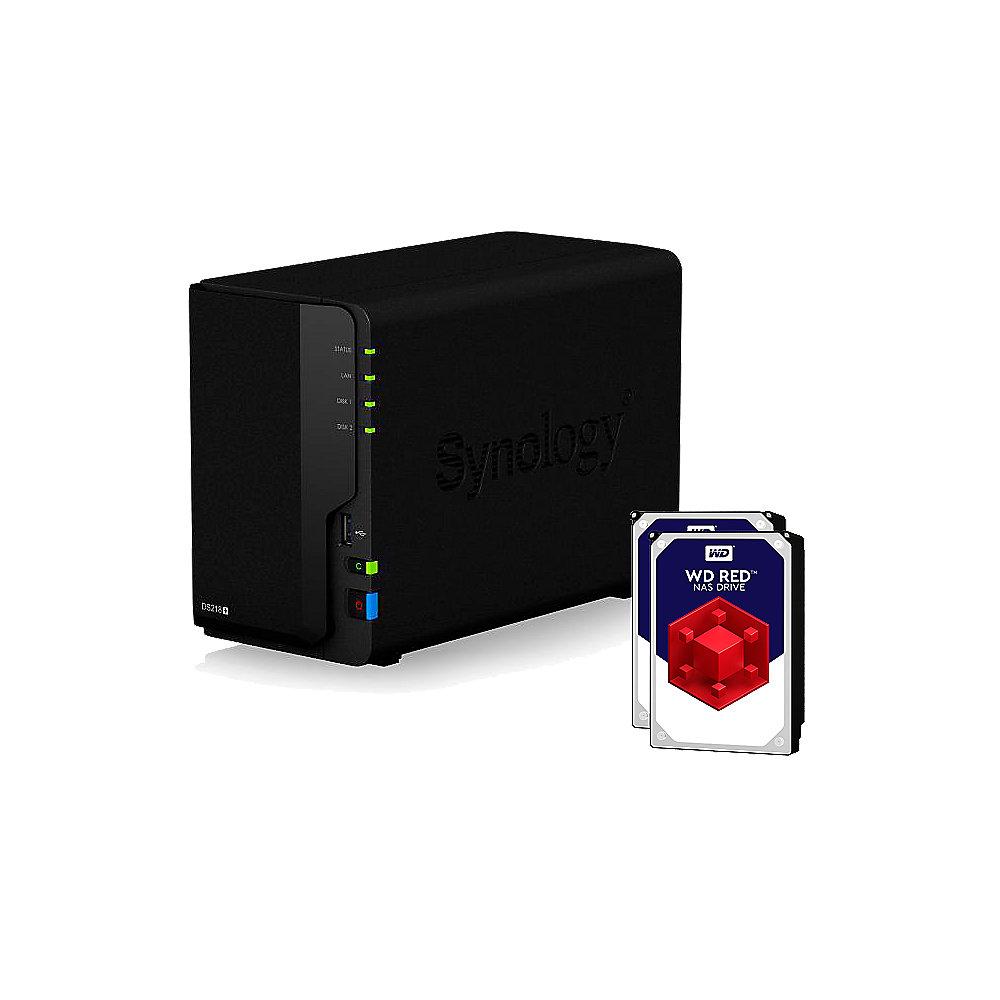 Synology Diskstation DS218  NAS 2-Bay 16TB inkl. 2x 8TB WD RED WD80EFAX, Synology, Diskstation, DS218, NAS, 2-Bay, 16TB, inkl., 2x, 8TB, WD, RED, WD80EFAX