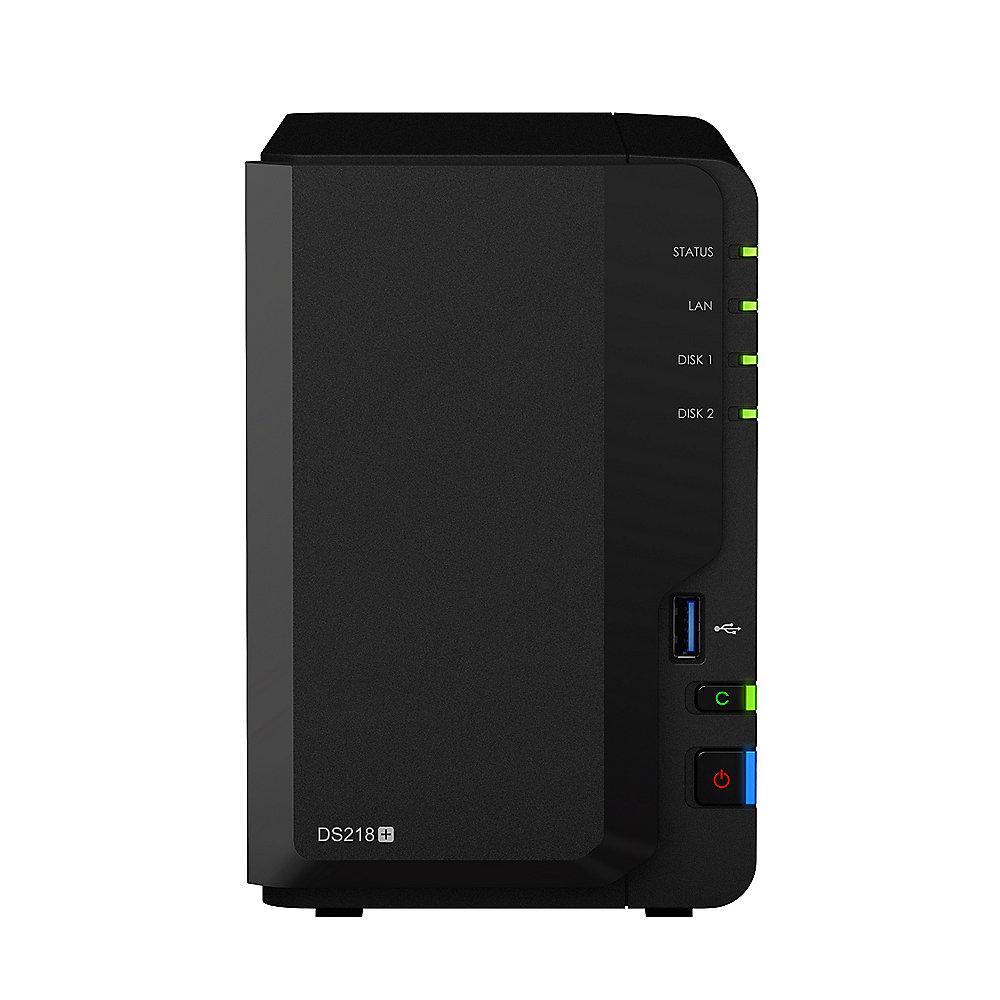 Synology Diskstation DS218  NAS 2-Bay 16TB inkl. 2x 8TB WD RED WD80EFAX