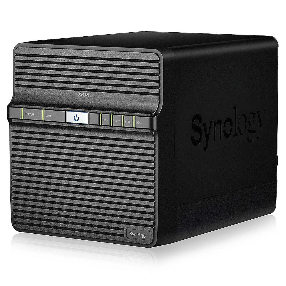 Synology Diskstation DS418j NAS 4-Bay 12TB inkl. 4x 3TB WD RED WD30EFRX