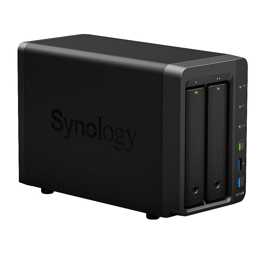 Synology Diskstation DS718  NAS 2-Bay 4TB inkl. 2x 2TB WD RED WD20EFRX