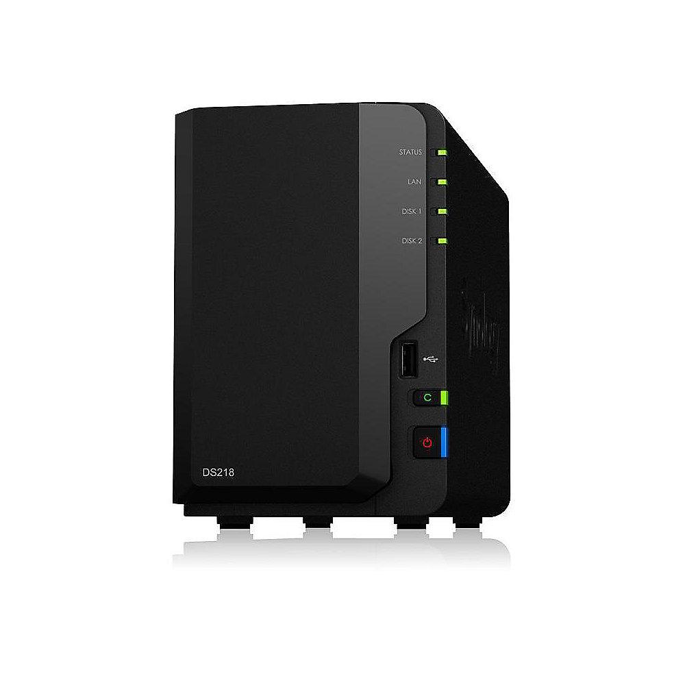 Synology DS218 NAS System 2-Bay 12TB inkl. 2x 6TB Toshiba HDWN160UZSVA, Synology, DS218, NAS, System, 2-Bay, 12TB, inkl., 2x, 6TB, Toshiba, HDWN160UZSVA