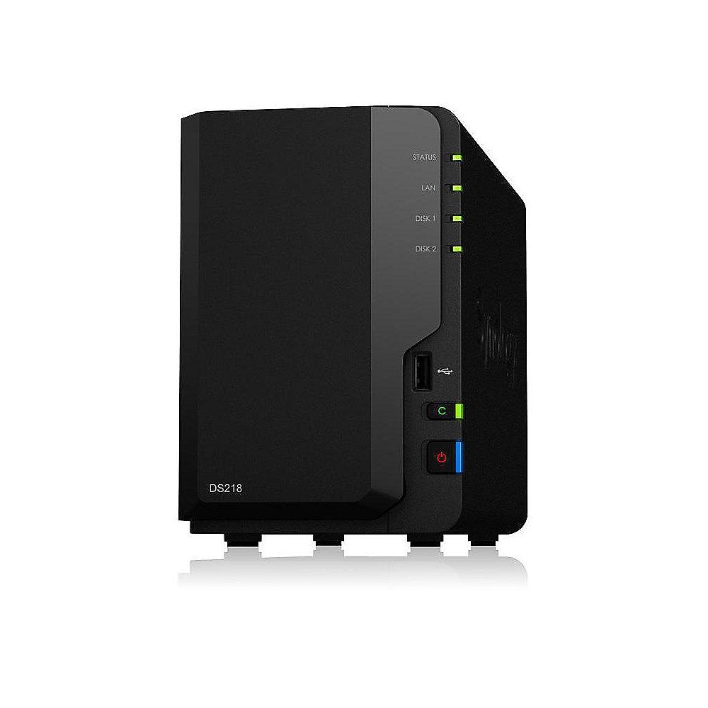 Synology DS218 NAS System 2-Bay 12TB inkl. 2x 6TB Toshiba HDWN160UZSVA