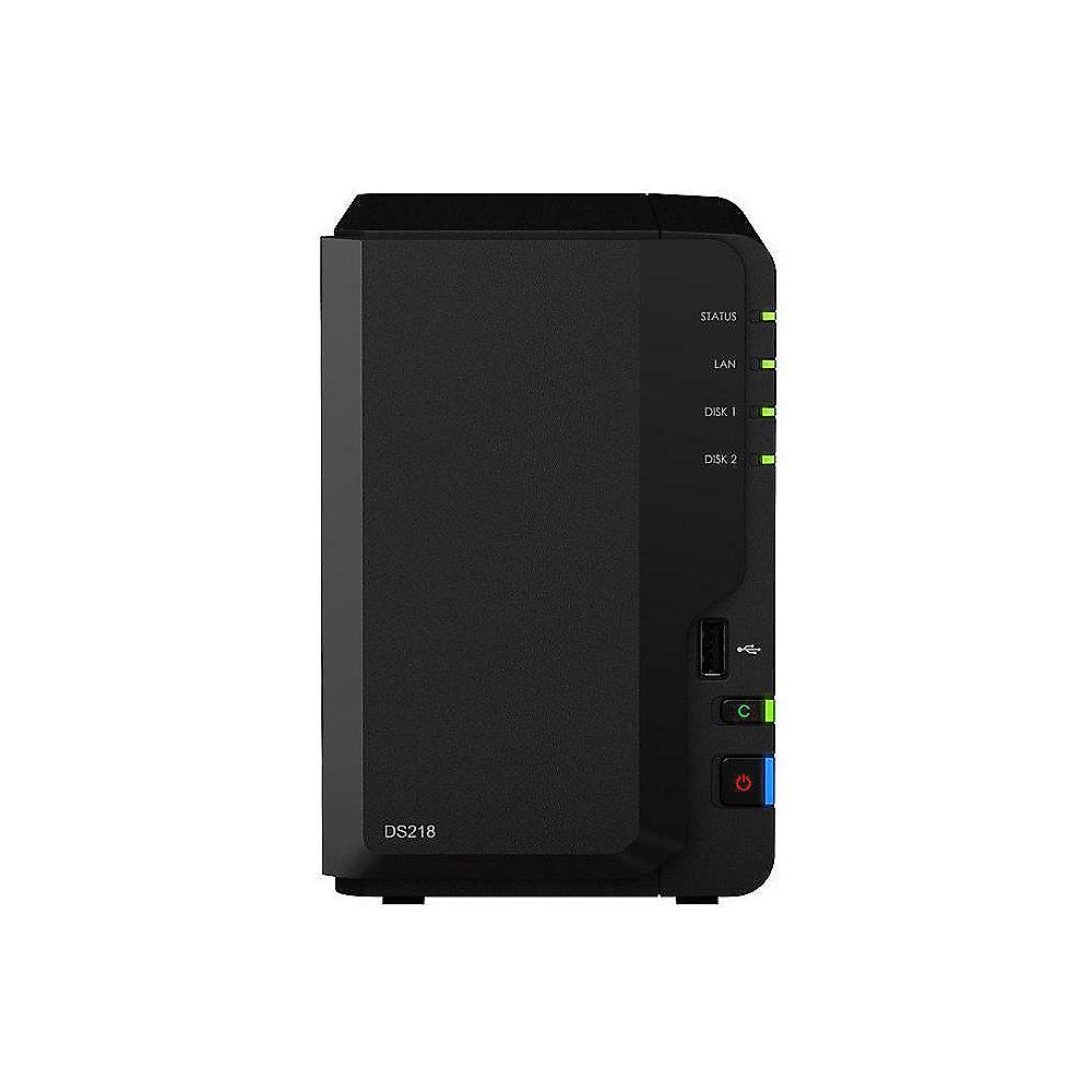 Synology DS218 NAS System 2-Bay 12TB inkl. 2x 6TB Toshiba HDWN160UZSVA