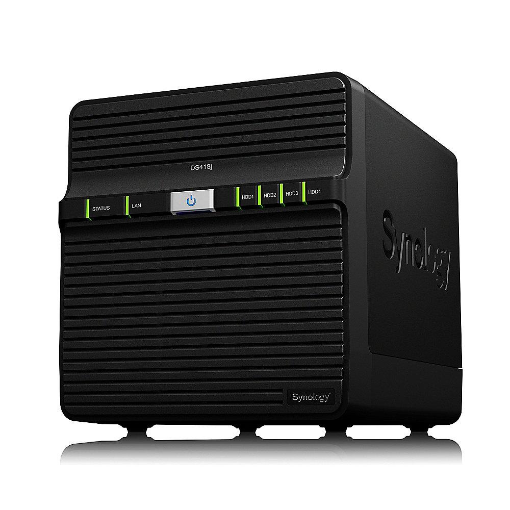Synology DS418j NAS System 4-Bay 16TB inkl. 4x 4TB Seagate ST4000VN008