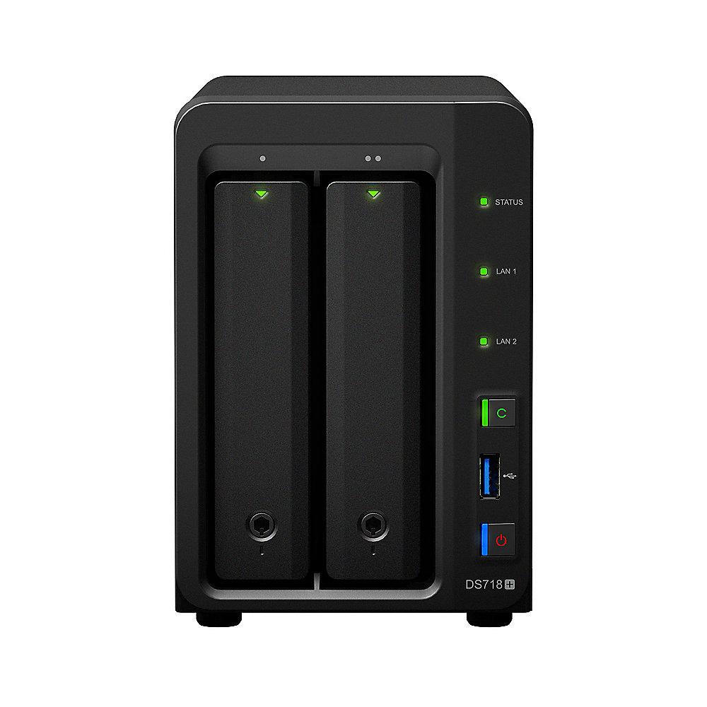 Synology DS718  NAS System 2-Bay 12TB inkl. 2x 6TB Seagate ST6000VN0033, Synology, DS718, NAS, System, 2-Bay, 12TB, inkl., 2x, 6TB, Seagate, ST6000VN0033