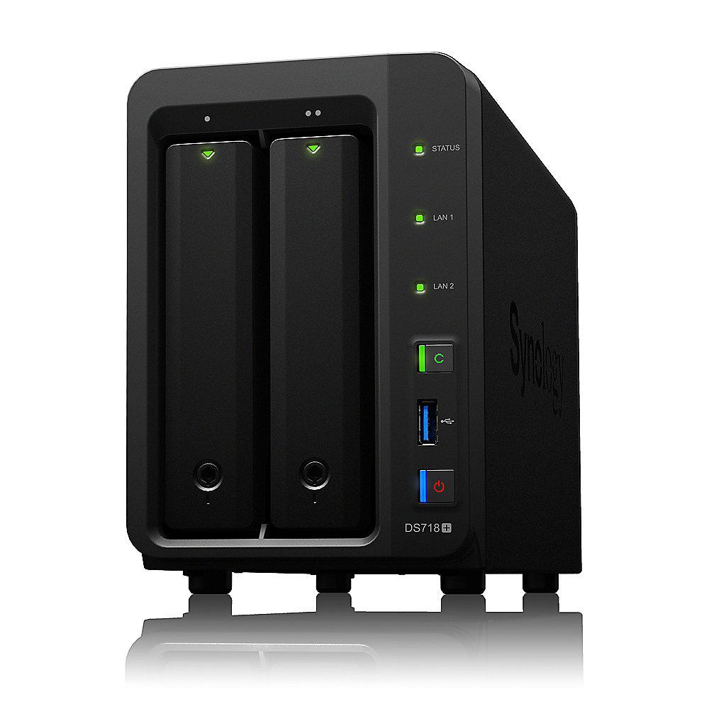 Synology DS718  NAS System 2-Bay 12TB inkl. 2x 6TB Seagate ST6000VN0033, Synology, DS718, NAS, System, 2-Bay, 12TB, inkl., 2x, 6TB, Seagate, ST6000VN0033