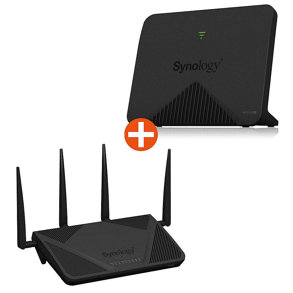 Synology RT2600AC   MR2200ac WLAN Router Mesh Bundle, Synology, RT2600AC, , MR2200ac, WLAN, Router, Mesh, Bundle