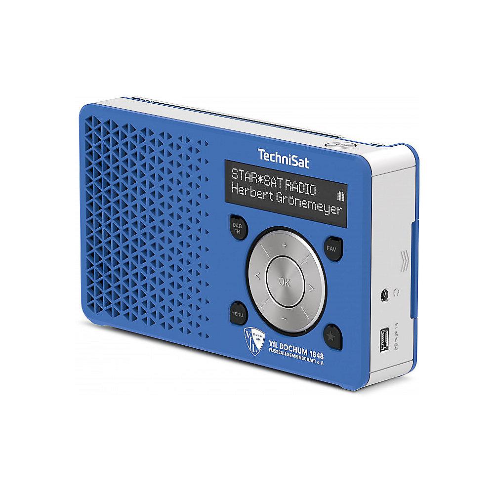 TechniSat DIGITRADIO 1, VFL Bochum, blau/silber UKW/DAB  mit Akku Netzteil, TechniSat, DIGITRADIO, 1, VFL, Bochum, blau/silber, UKW/DAB, Akku, Netzteil