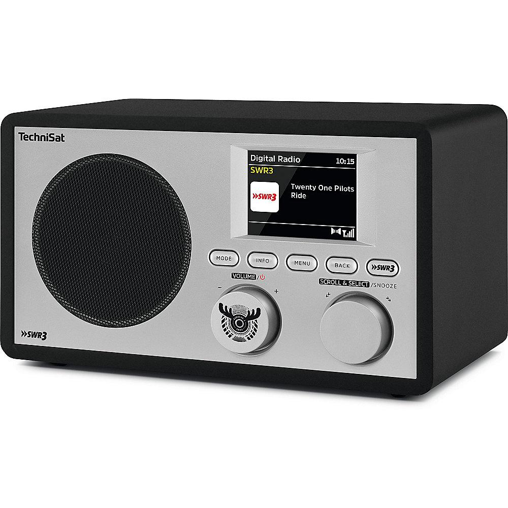 TechniSat DIGITRADIO 303 SWR3-Edition WLAN/DAB /UKW Radio, schwarz, mit Timer