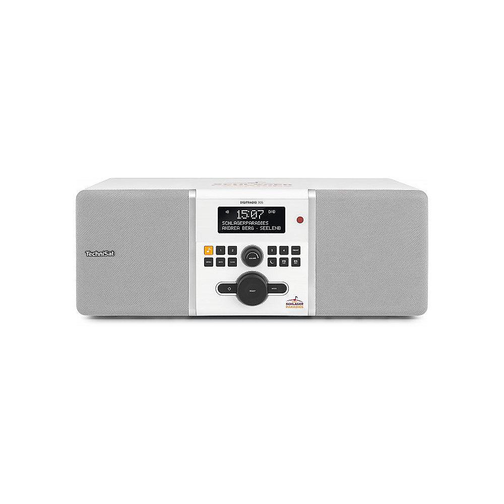 TechniSat DIGITRADIO 305 DAB /UKW -Stereo-Radio, weiß