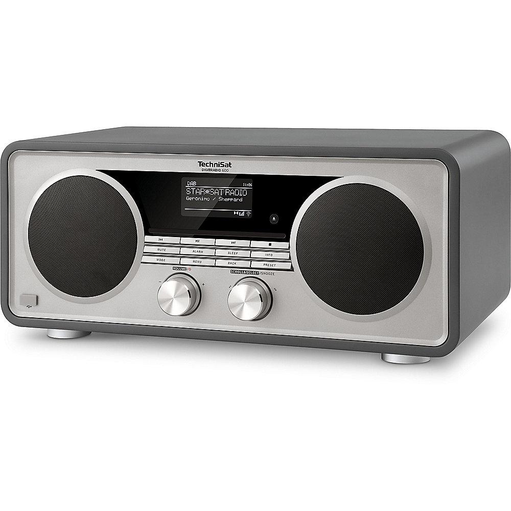 TechniSat DIGITRADIO 600, UKW/DAB /WLAN Multiroom CD-Player Bluetooth anthrazit