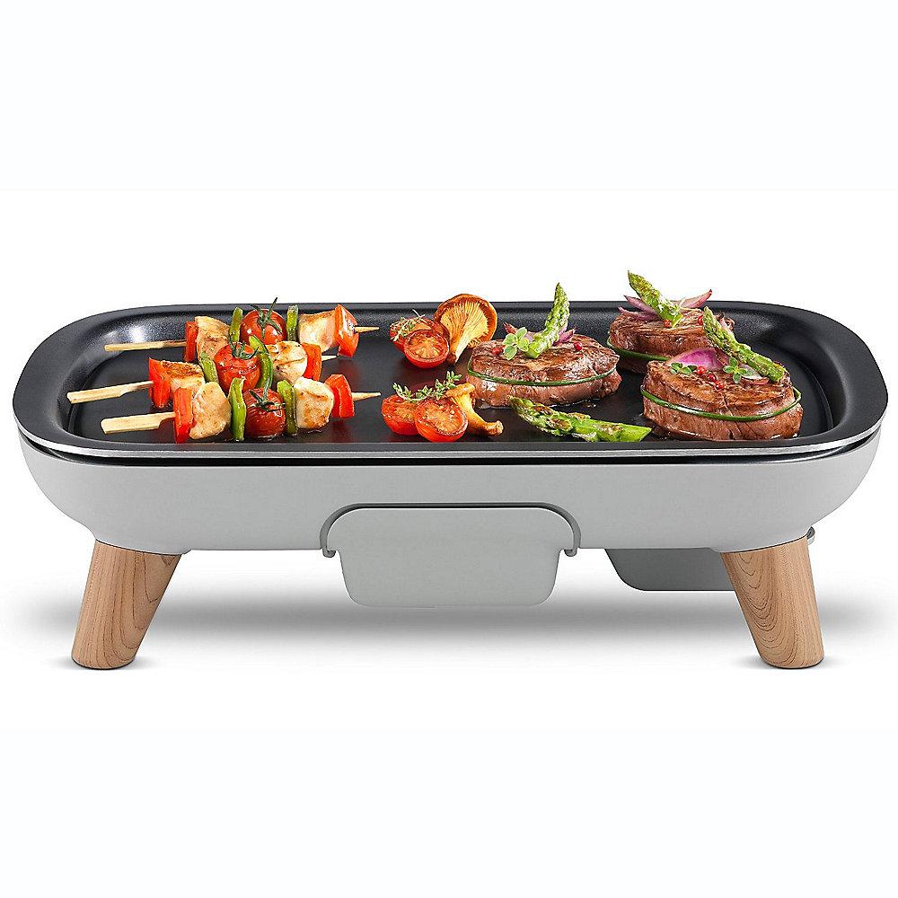 Tefal CB 658B Saveur Tischgrill Schwarz/Hellgrau