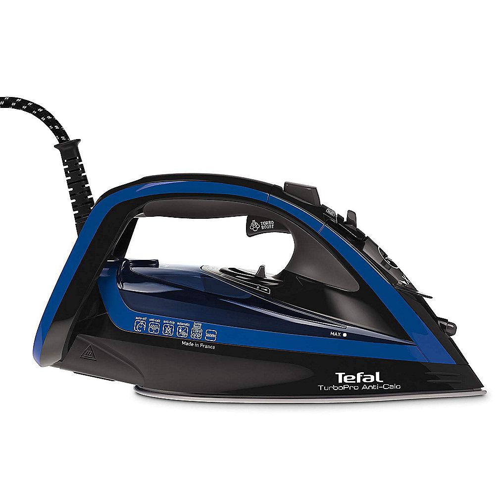 Tefal FV 5648 Turbo Pro Anticalc Dampfbügeleisen dunkelgrau/blau, Tefal, FV, 5648, Turbo, Pro, Anticalc, Dampfbügeleisen, dunkelgrau/blau