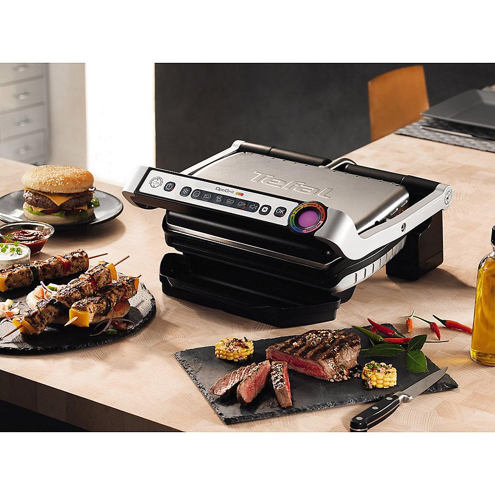 Tefal GC702D Optigrill Edelstahl / schwarz