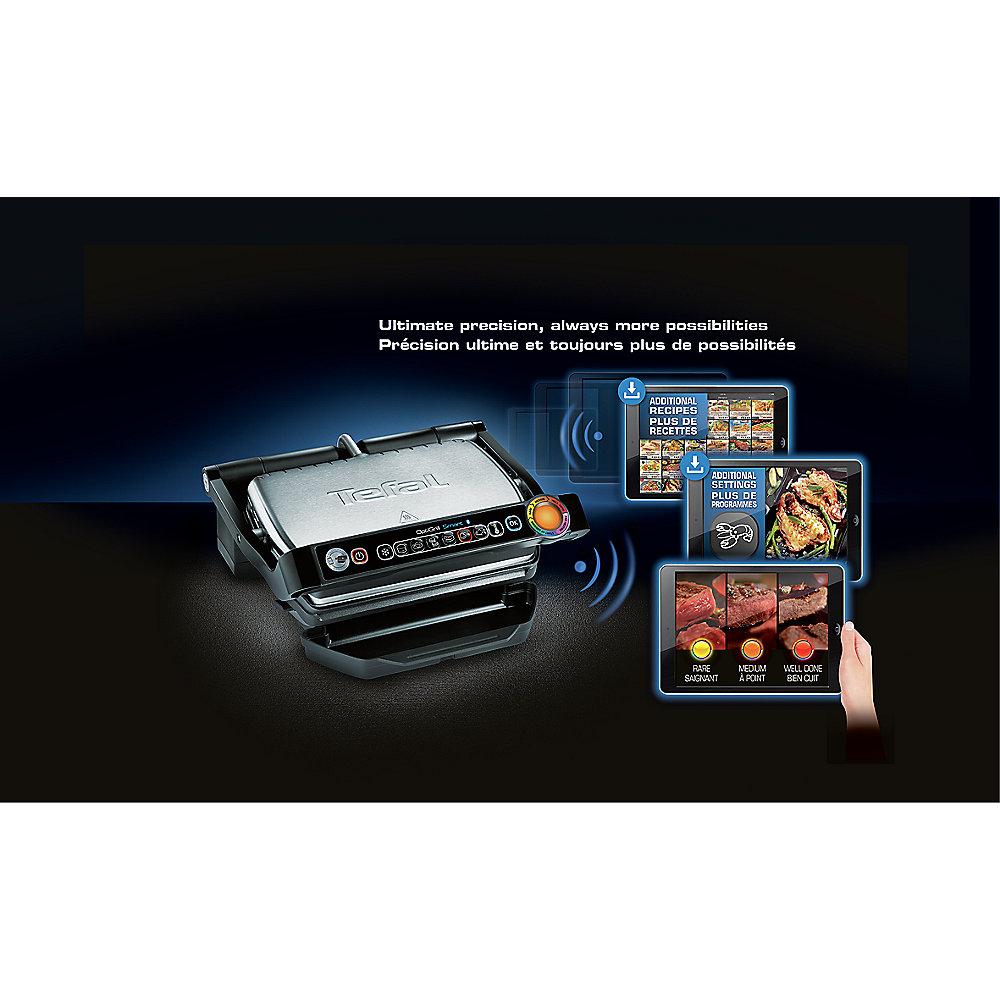 Tefal GC730D Optigrill  Smart Edelstahl / schwarz, Tefal, GC730D, Optigrill, Smart, Edelstahl, /, schwarz