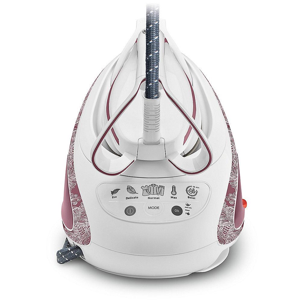 Tefal GV9560 Pro Express Ultimate Hochdruck-Dampfbügelstation weiss/rosé