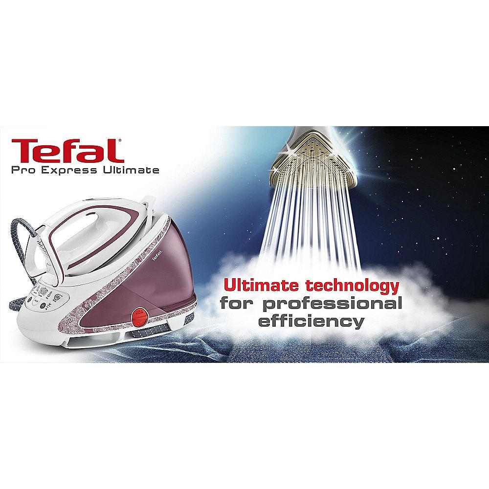 Tefal GV9560 Pro Express Ultimate Hochdruck-Dampfbügelstation weiss/rosé