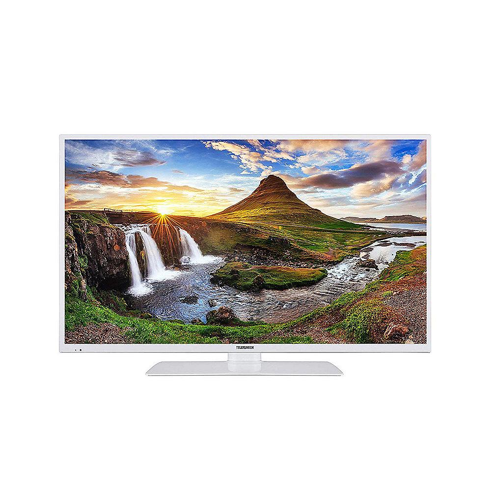 Telefunken XU55D401-W 140cm 55" 4K UHD  CMP 1200 weiß Smart Fernseher