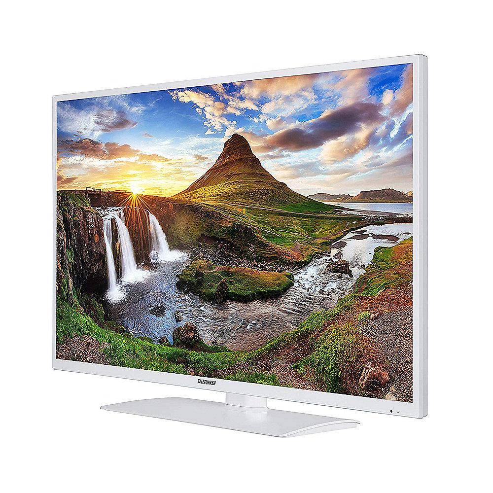 Telefunken XU55D401-W 140cm 55" 4K UHD  CMP 1200 weiß Smart Fernseher