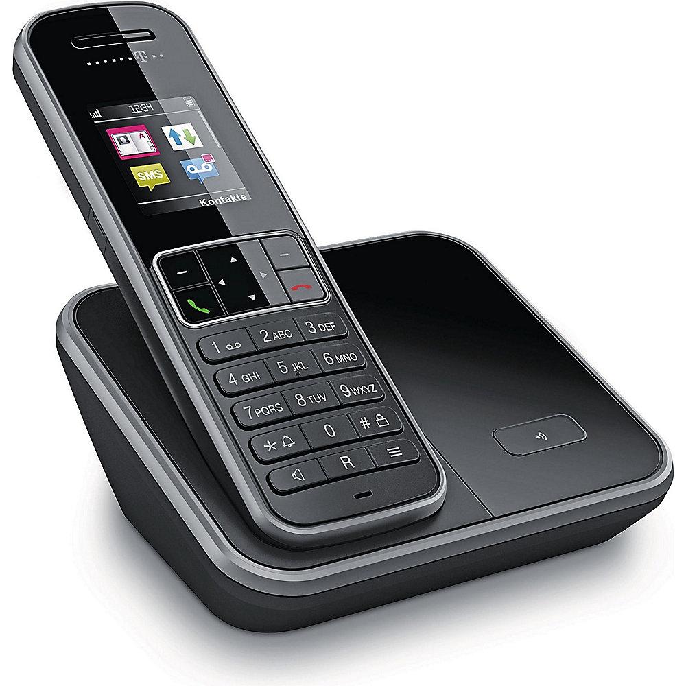 Telekom Sinus 406 schnurloses Festnetztelefon (analog), schwarz