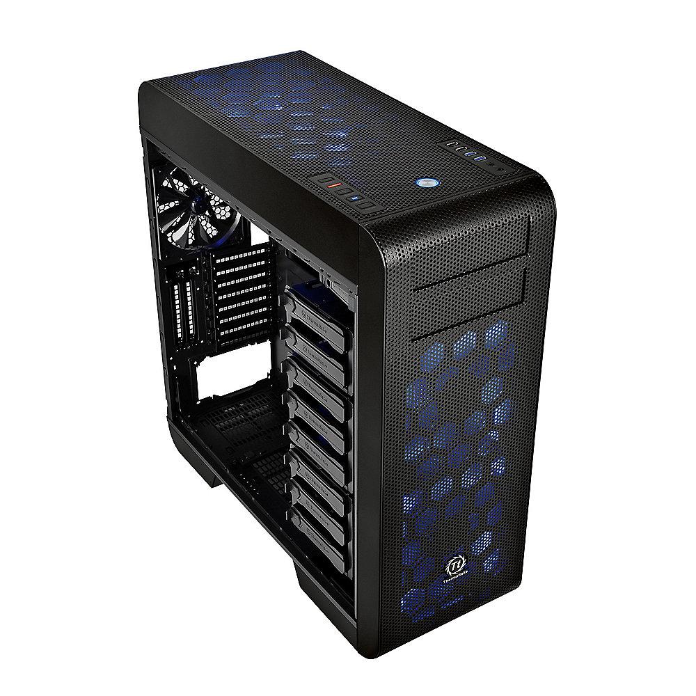 Thermaltake Core V71 Big-Tower Gehäuse schwarz, Fenster, tempered Glass