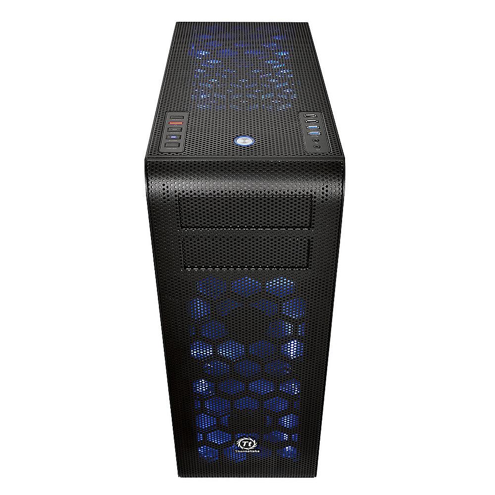 Thermaltake Core V71 Big-Tower Gehäuse schwarz, Fenster, tempered Glass