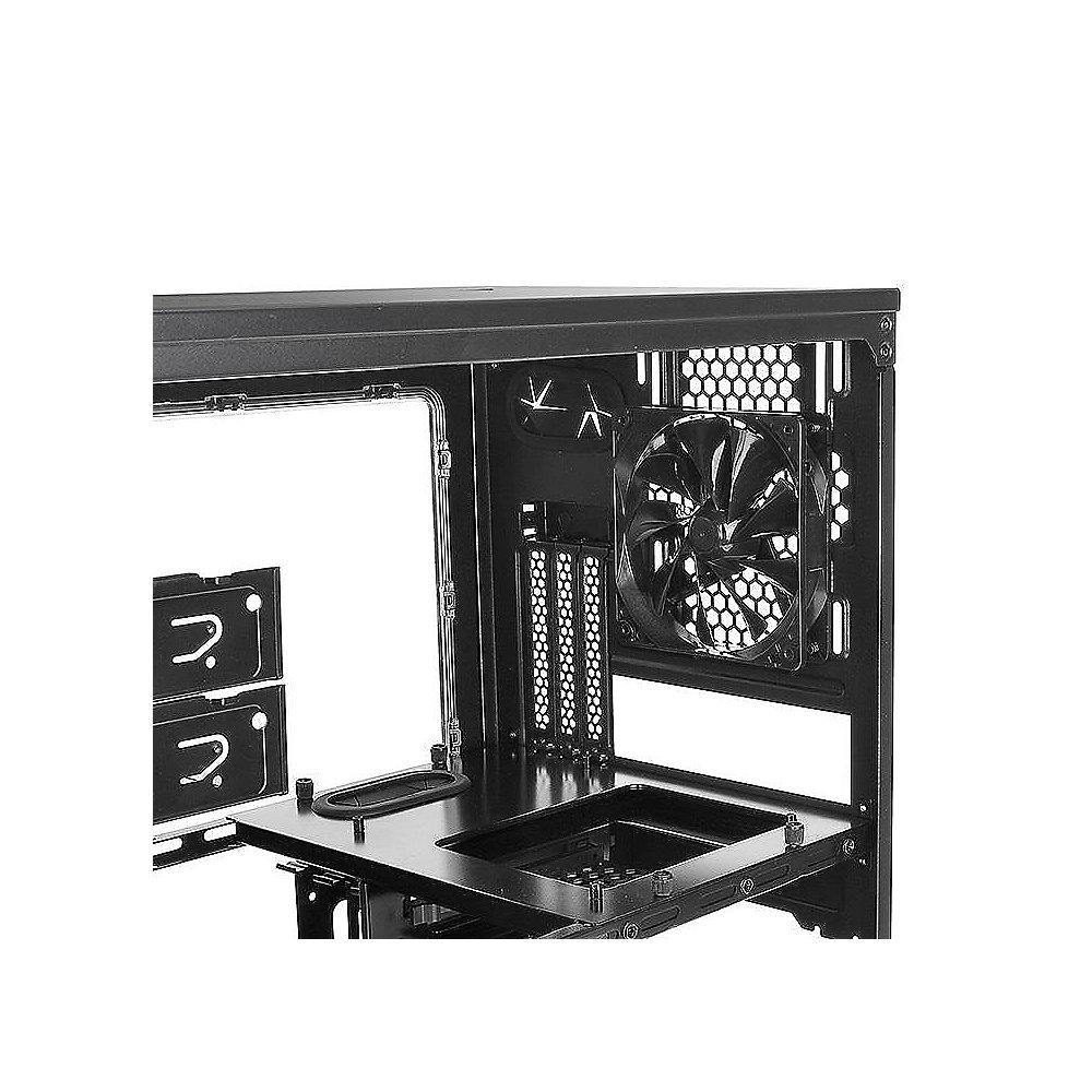 Thermaltake Core X1 Mini-Tower Mini-ITX Gehäuse schwarz, mit Sichtfenster (o.NT)