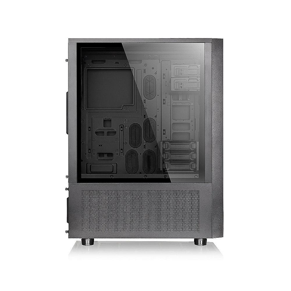 Thermaltake Core X71 TG Big-Tower ATX Gehäuse schwarz, mit Sichtfenster