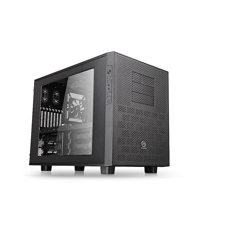 Thermaltake Core X9 Midi-Tower E-ATX Gehäuse schwarz, mit Sichtfenster (o.NT)