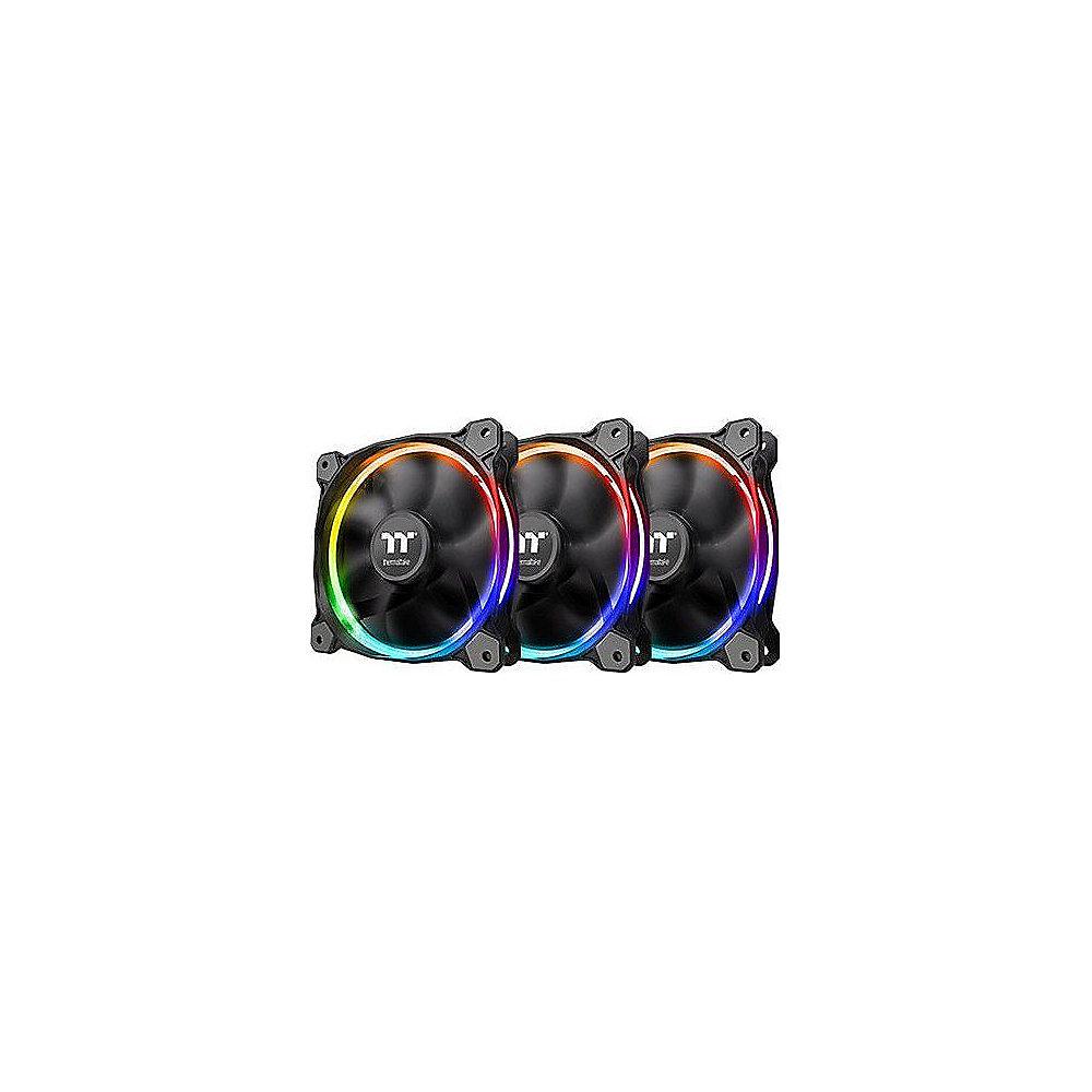 Thermaltake Riing Plus 12 RGB Sync 3er Set Gehäuselüfter 120 mm, Thermaltake, Riing, Plus, 12, RGB, Sync, 3er, Set, Gehäuselüfter, 120, mm