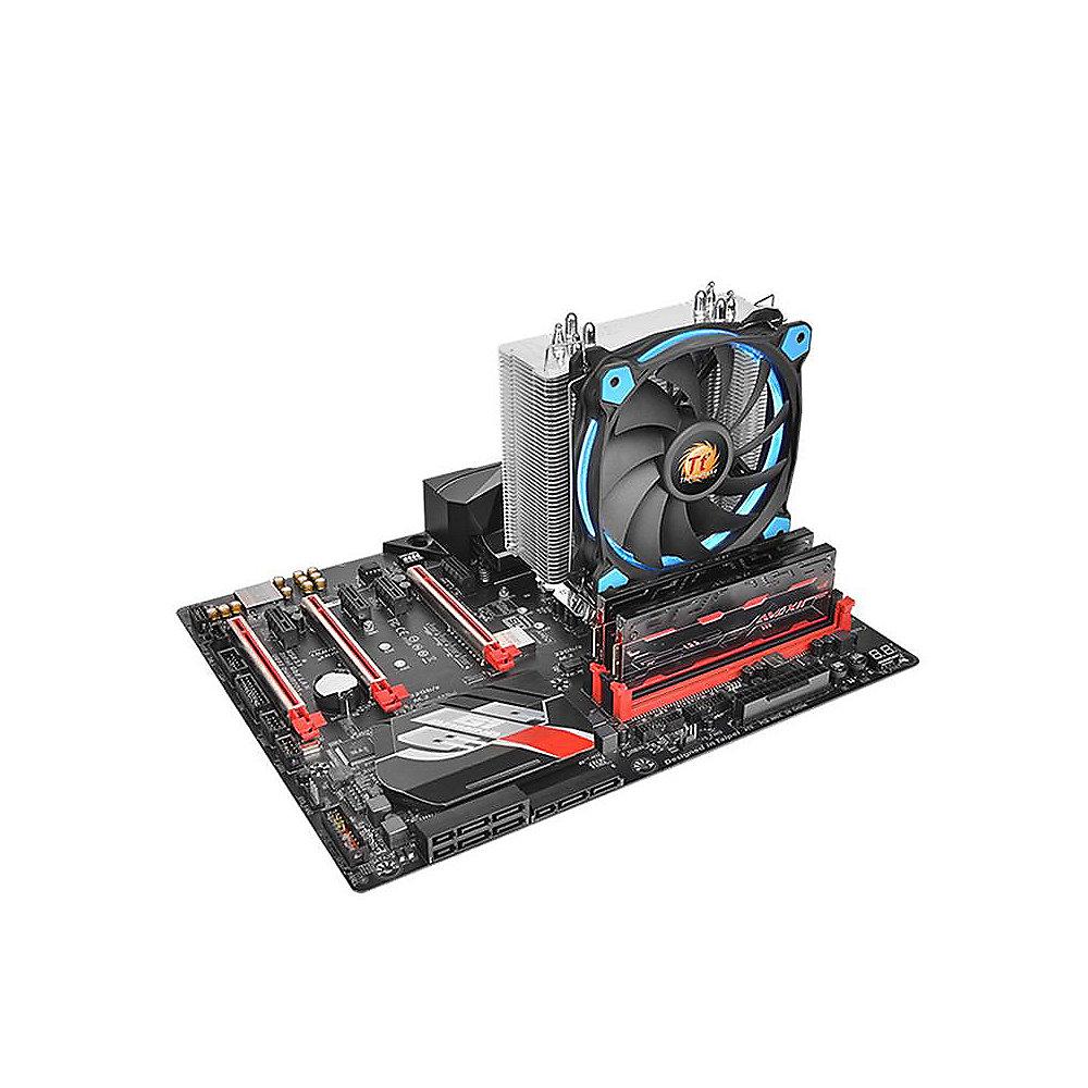 Thermaltake Riing Silent 12 Blue CPU Kühler für AMD und Intel 120mm Lüfter, Thermaltake, Riing, Silent, 12, Blue, CPU, Kühler, AMD, Intel, 120mm, Lüfter