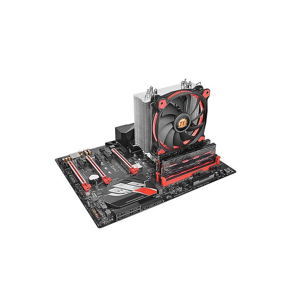 Thermaltake Riing Silent 12 Red CPU Kühler für AMD und Intel 120mm Lüfter