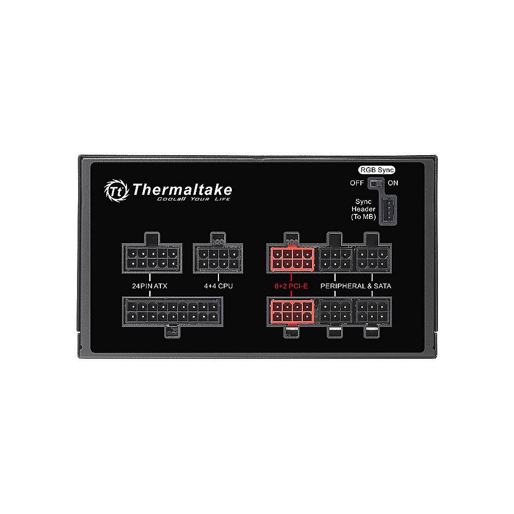 Thermaltake ToughPower Grand RGB Sync Ed. 650W Netzteil 80  Gold (140mm Lüfter)