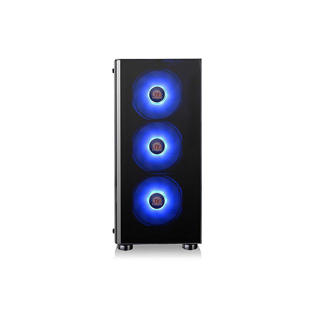 Thermaltake V200 TG RGB Midi-Tower ATX Gehäuse schwarz, Sichtfenster