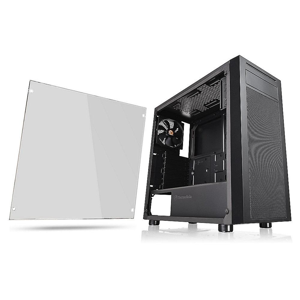 Thermaltake Versa J22 TG Midi-Tower ATX Gehäuse schwarz mit Sichtfenster (o.NT)