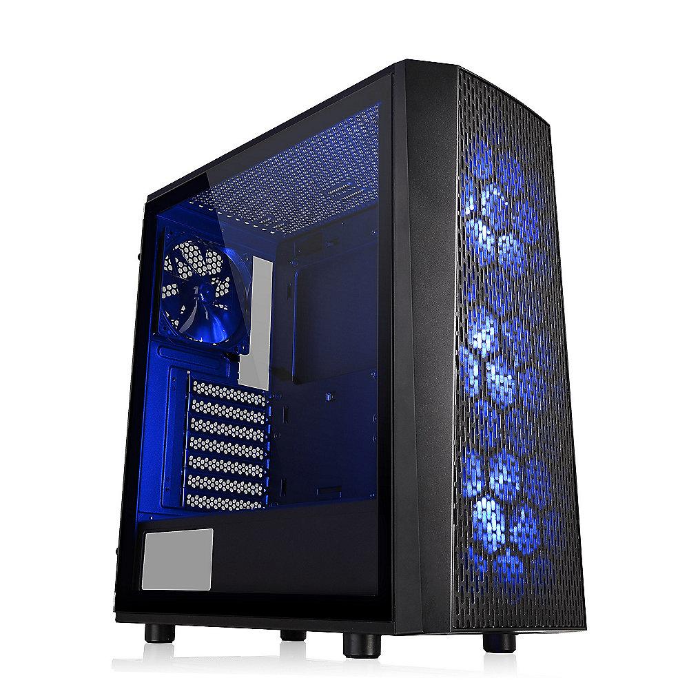 Thermaltake Versa J24 TG RGB Midi-Tower ATX Gehäuse schwarz, Sichtfenster (o.NT)