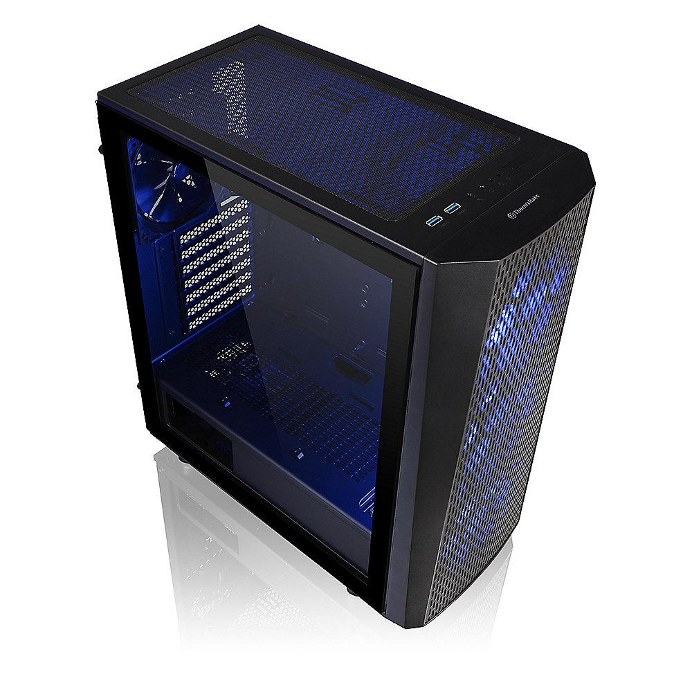 Thermaltake Versa J24 TG RGB Midi-Tower ATX Gehäuse schwarz, Sichtfenster (o.NT), Thermaltake, Versa, J24, TG, RGB, Midi-Tower, ATX, Gehäuse, schwarz, Sichtfenster, o.NT,