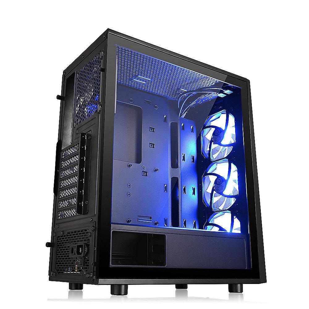 Thermaltake Versa J24 TG RGB Midi-Tower ATX Gehäuse schwarz, Sichtfenster (o.NT)