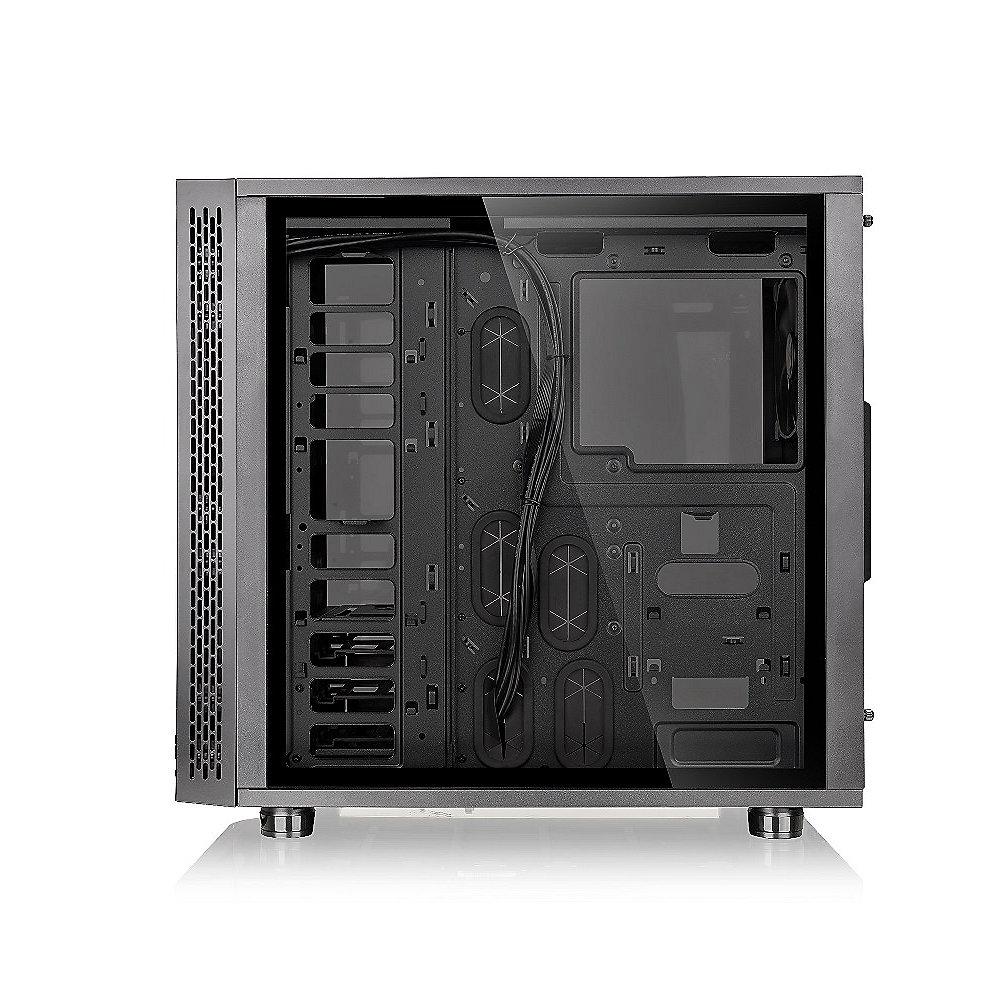 Thermaltake View 31 TG RGB Midi-Tower ATX Gehäuse schwarz, mit Sichtfenster