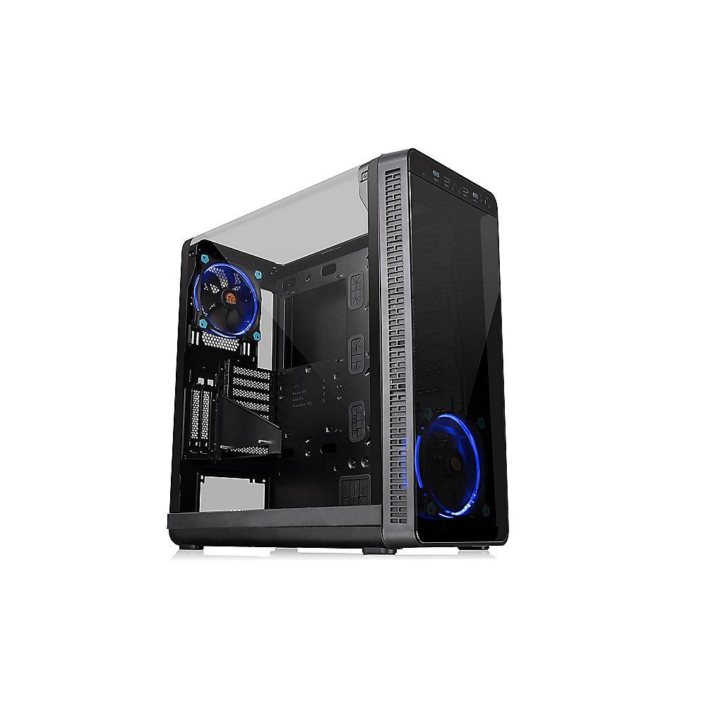 Thermaltake View 37 Midi-Tower ATX Gaming Gehäuse schwarz, mit Sichtfenster