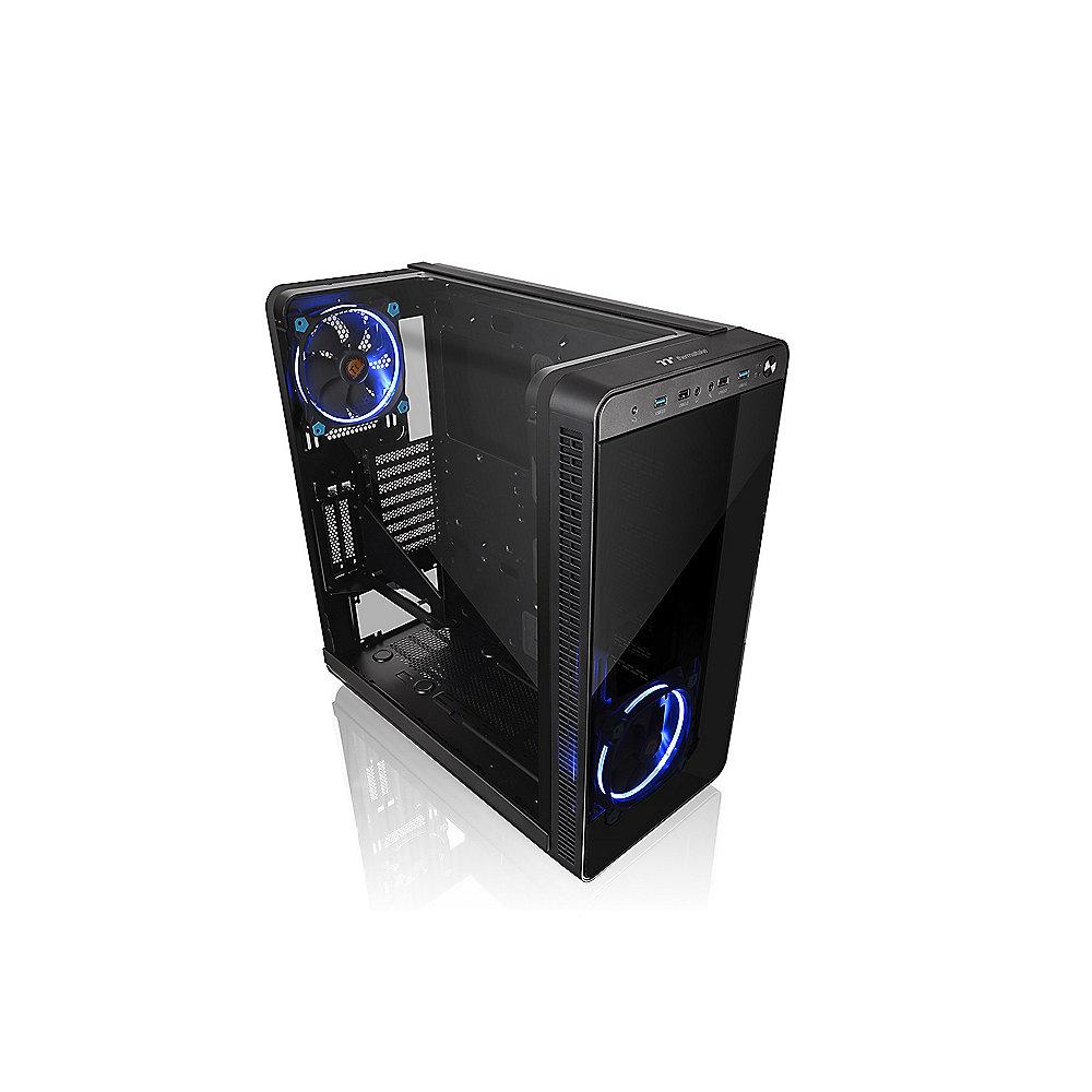 Thermaltake View 37 Midi-Tower ATX Gaming Gehäuse schwarz, mit Sichtfenster